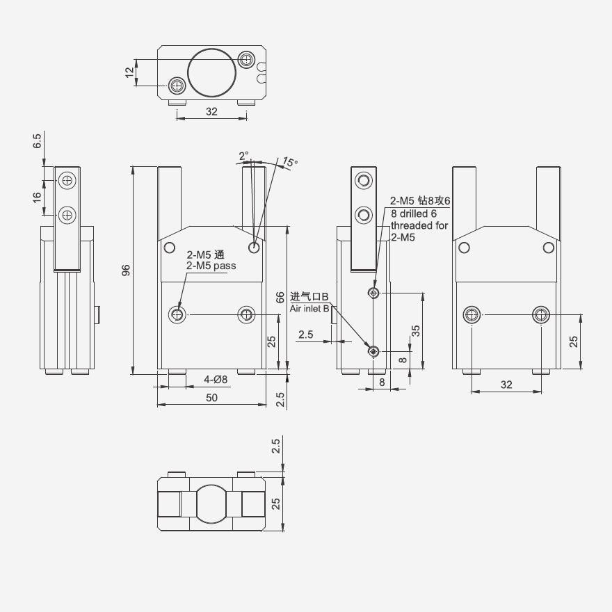 Haozhi 连杆式DQZAJ01-50-2／15 compatible encoder cable reference image 2
