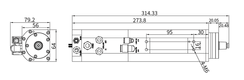 Haozhi DQFH-02360/1.8 compatible encoder cable reference image 2