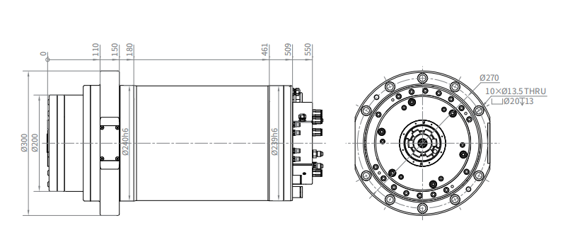 Haozhi DGZYX-24012/55-HSK compatible encoder cable reference image 2