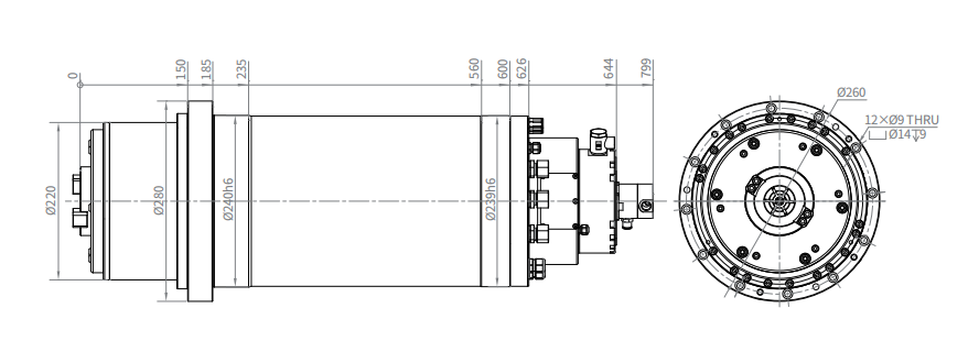 Haozhi DGZX-24010/22 compatible encoder cable reference image 2