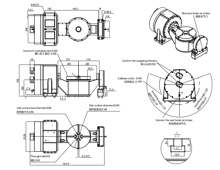 Haozhi DZDC-260-200/250-300/105-A26W-A/A7 compatible encoder cable reference image 2