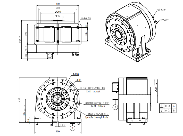 Haozhi DZDH-255-200-180-300-A26-A compatible encoder cable reference image 2
