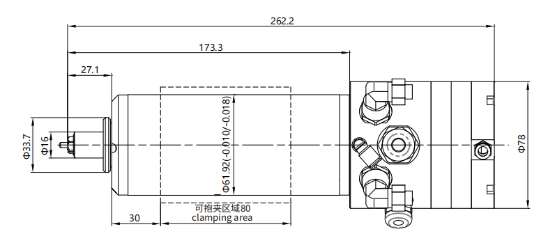 Haozhi DGZ-60C3.s compatible spindle reference image 2