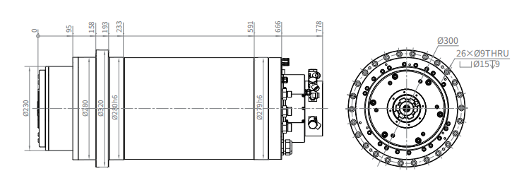 Haozhi DGZX-28010/33-HSK compatible encoder cable reference image 2