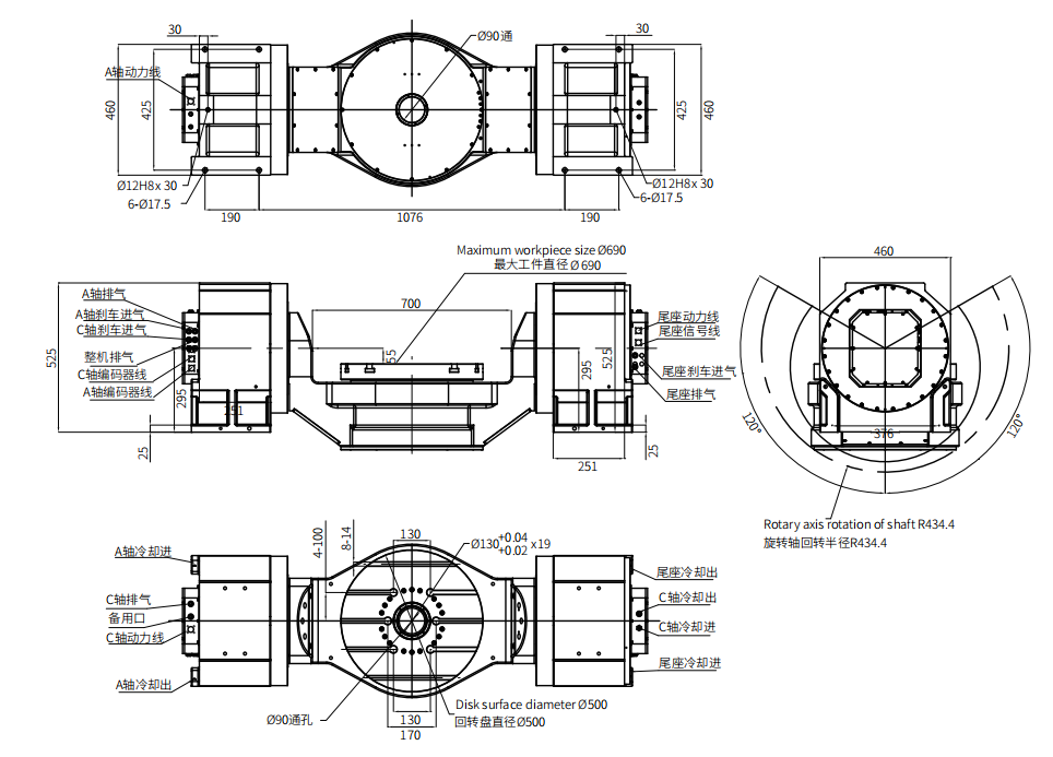 Haozhi DZDC-500-50/100-1814/600-A26W-A/A compatible spindle reference image 2