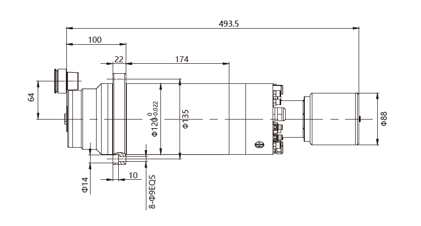 Haozhi DGZX-12042/11.0-HSK compatible encoder cable reference image 2
