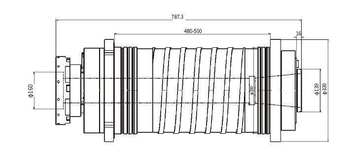 Haozhi DGZYC-28003/30-FWVCS compatible spindle reference image 2
