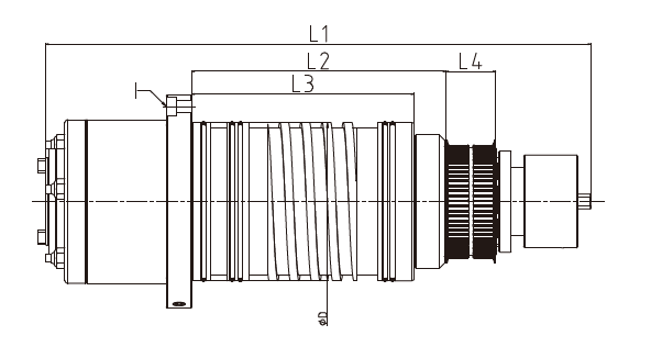 Haozhi DGZJ-15010C compatible spindle reference image 2