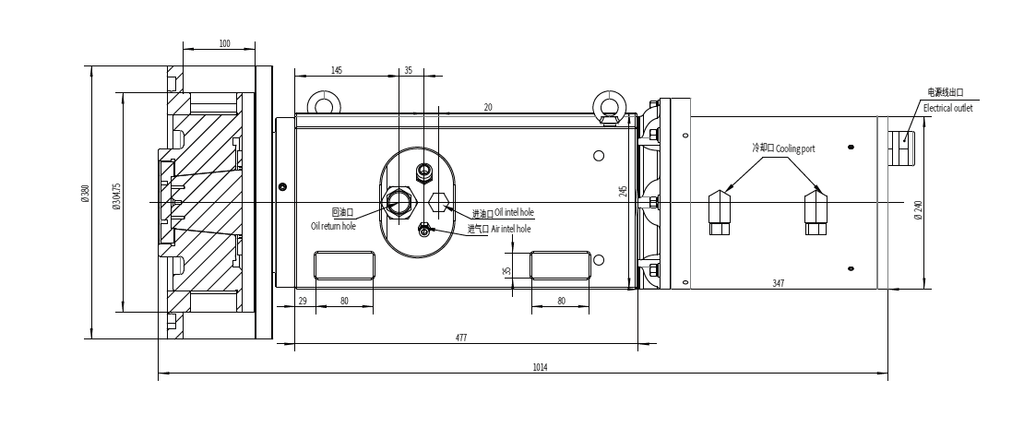 Haozhi DYFDM-120(100)15/22-XWS compatible encoder cable reference image 2