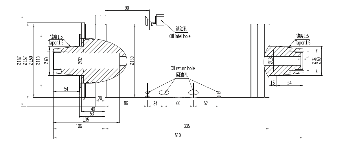 Haozhi DYFJM-150(090)43/7.5-F compatible encoder cable reference image 2