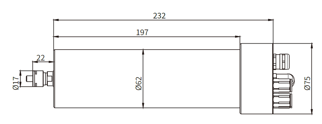 Haozhi DQFX-062100/1.2A1-WM compatible encoder cable reference image 2