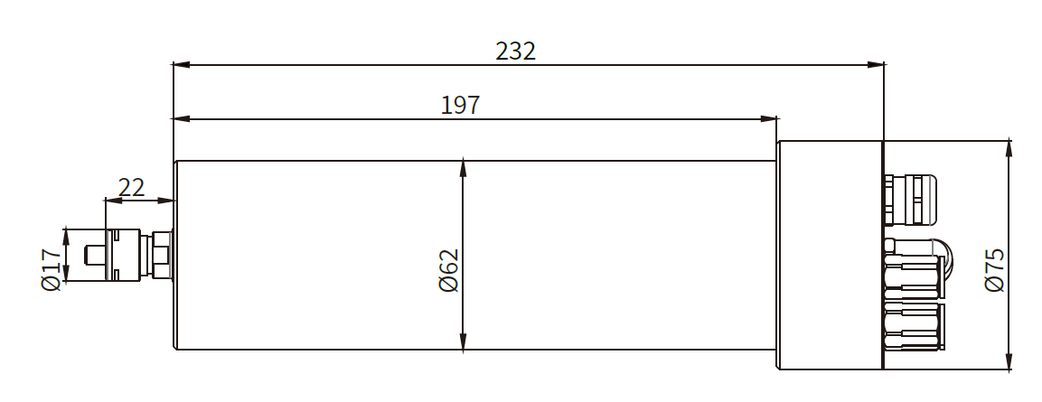 Haozhi DQFX-062100/1.2A1-WM compatible encoder cable reference image 2