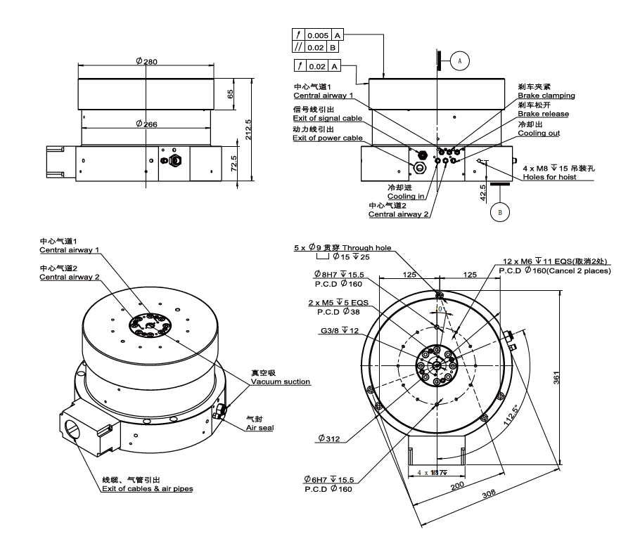 Haozhi DZGD-200A10 compatible spindle reference image 2