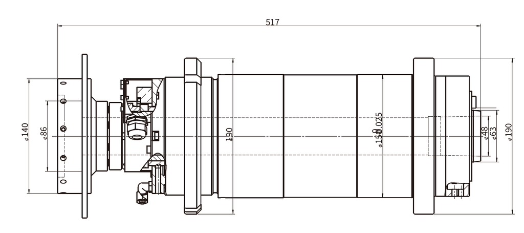 Haozhi DGZYC-15006／5.5-FWVCS compatible spindle reference image 2
