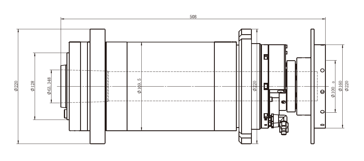 Haozhi DGZYC-17006／10E-FWVCS compatible spindle reference image 2
