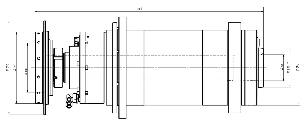 Haozhi DGZYC-20045／15E-FWVCS compatible spindle reference image 2