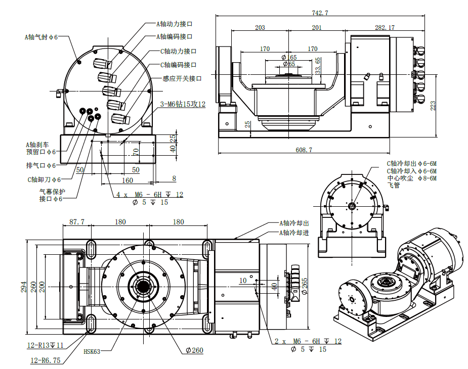 Haozhi DZDC-125-250/250-157/50-A26-A/A compatible encoder cable reference image 2