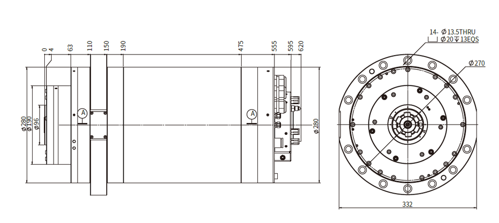 Haozhi DGZYX-28012/75-HSK compatible encoder cable reference image 2
