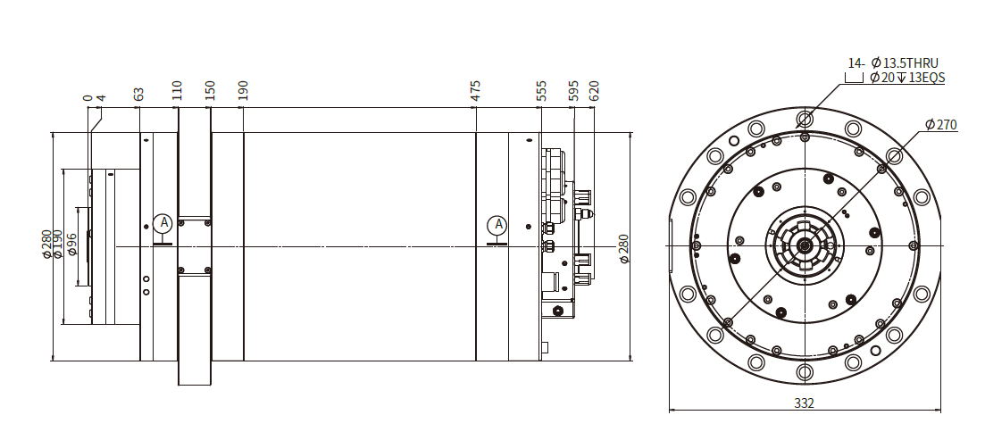 Haozhi DGZYX-28012/75-HSK compatible encoder cable reference image 2