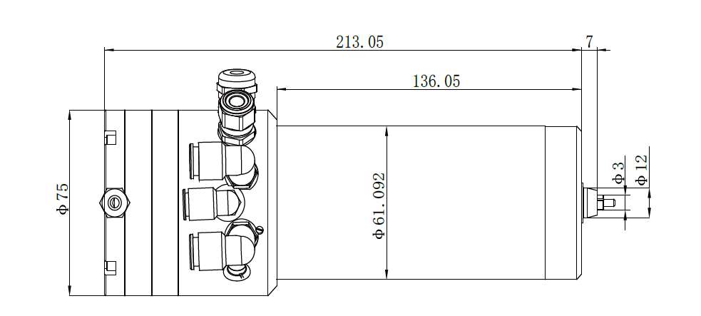 Haozhi DQF-160D4.S compatible encoder cable reference image 2