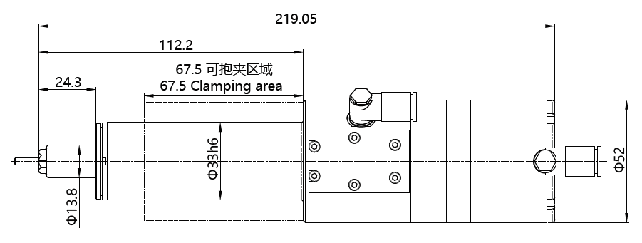 Haozhi DGZ-03360 compatible spindle reference image 2