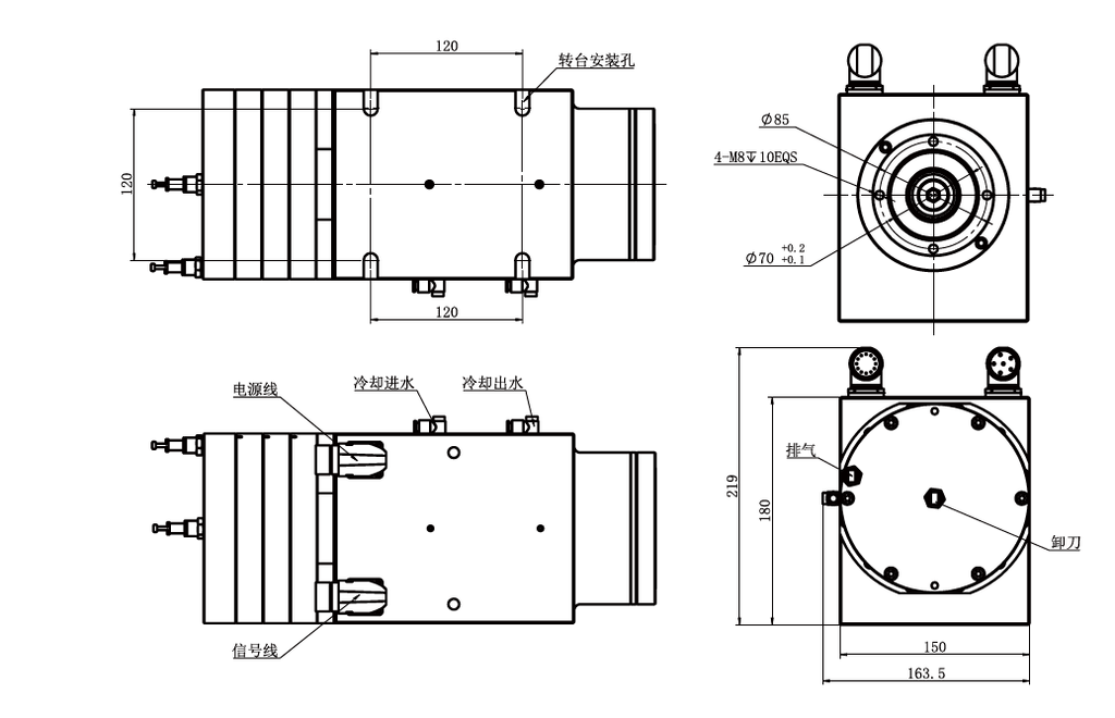 Haozhi DZDH-110-2000-100 compatible encoder cable reference image 2