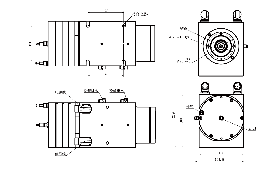 Haozhi DZDH-110-2000-100 compatible encoder cable reference image 2