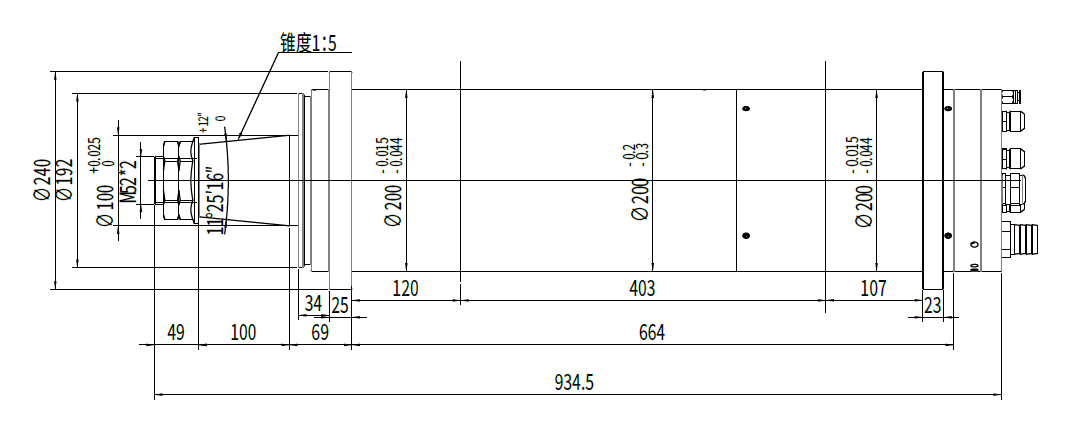 Haozhi DYFDM-200(100)20/23 compatible spindle reference image 2