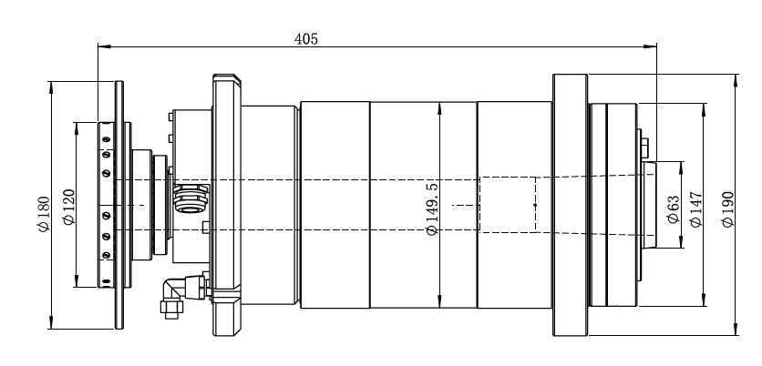 Haozhi DGZYC-15008/5-FWVCS compatible spindle reference image 2