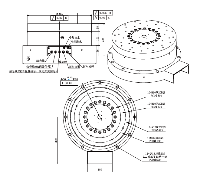 Haozhi DZDV-465-75-235-420-A26-A4 compatible encoder cable reference image 2