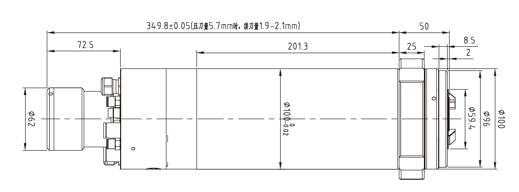 Haozhi DGZX-10030/6.0 compatible encoder cable reference image 2