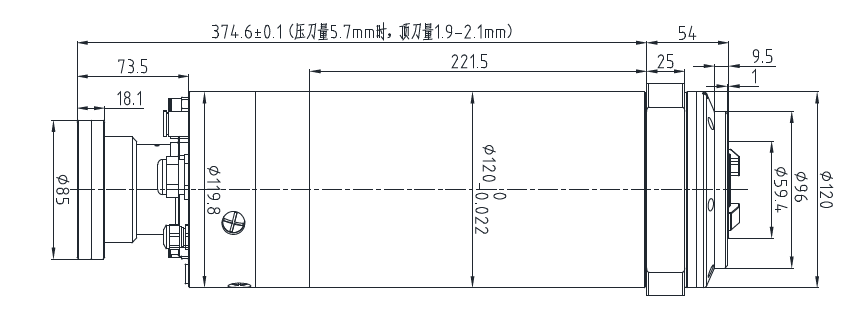 Haozhi DGZX-12030/8.5 compatible encoder cable reference image 2