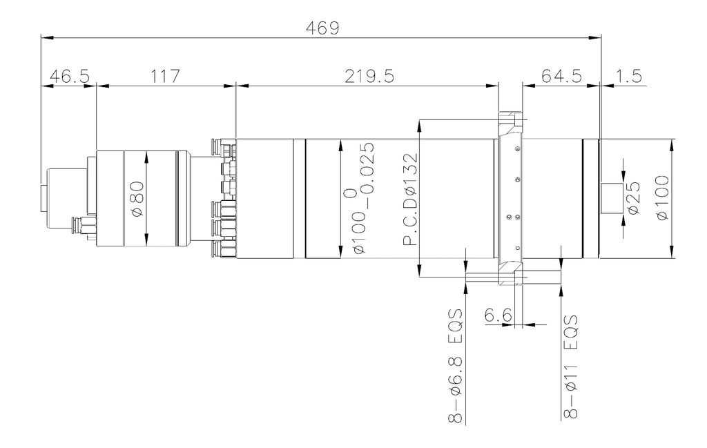 Haozhi DGZX-10032／3.5U-KFHWQVJLS compatible spindle reference image 2