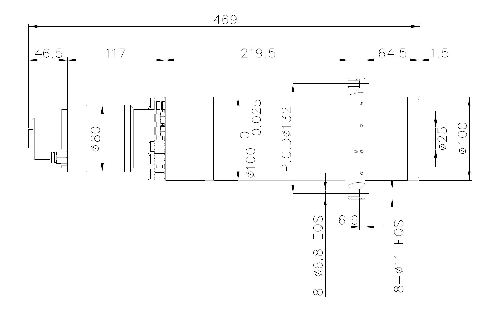 Haozhi DGZX-10032／3.5U-KFHWQVJLS compatible spindle reference image 2