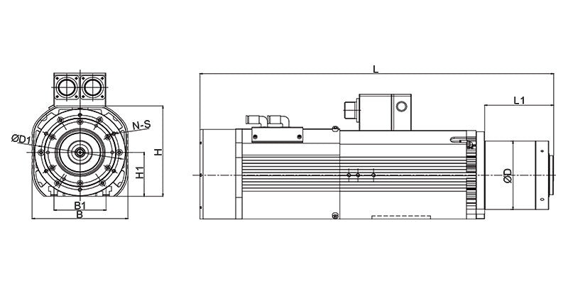 Haozhi DGZMG-07124/13.2-KPNCS compatible encoder cable reference image 2