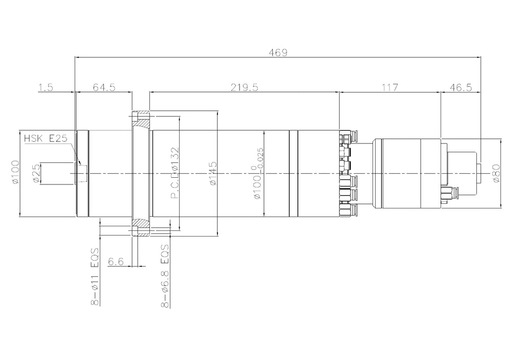 Haozhi DGZX-10024／3.5UA3-KFHWVJLS compatible encoder cable reference image 2