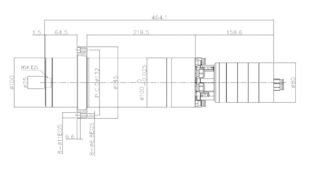 Haozhi DGZX-10032／3.5UA6-KFPWQVJLS compatible encoder cable reference image 2