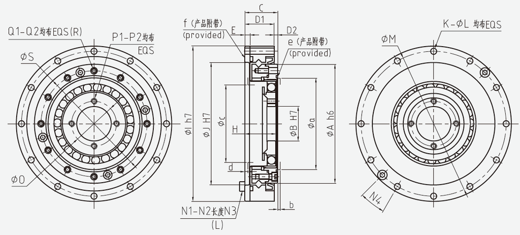 Haozhi DHD-R系列 compatible encoder cable reference image 3