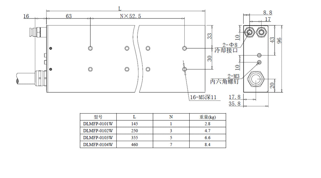 Haozhi DLMF-01系列 compatible spindle reference image 3