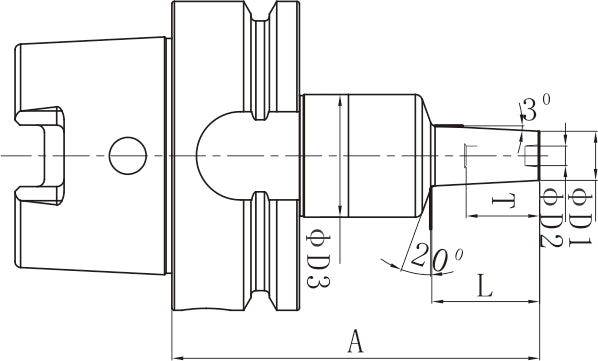 Haozhi HSK A compatible spindle reference image 3