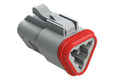 AT06-3S-EC01RED Amphenol AT Series 3-position plug connector