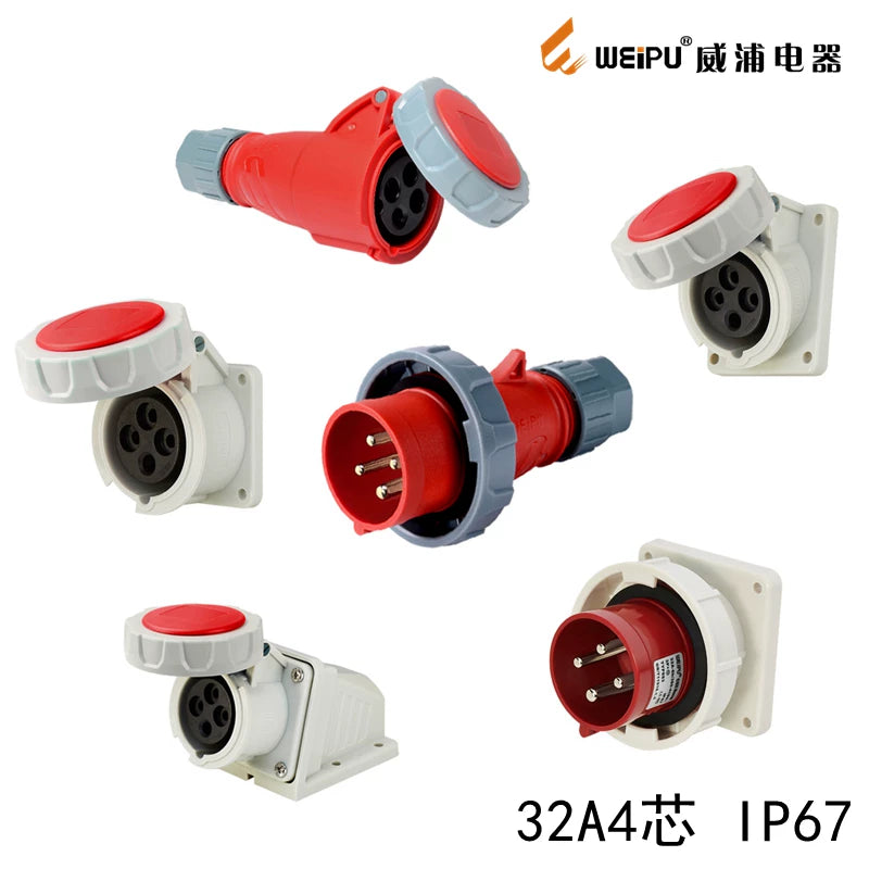 WEIPU-2819 WEIPU 2819 Industrial Plug Socket Connector