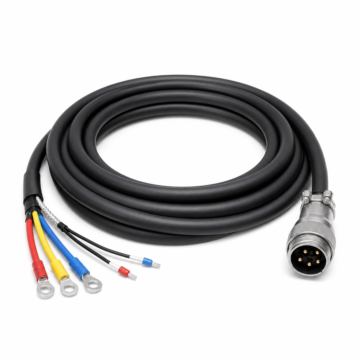 ESTUN EC3P-N9318-08 compatible servo motor power cable real product image
